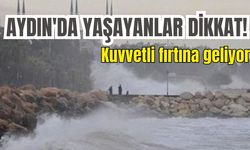 Aydın'da yaşayanlar dikkat!  Kuvvetli fırtına geliyor