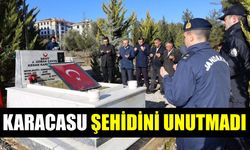 Karacasu şehidini unutmadı