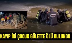 Kayıp iki çocuk gölette ölü bulundu