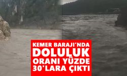 Kemer Barajı’nda sevindiren gelişme