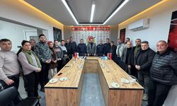 Komutanlardan Nazillili gazetecilere ziyaret