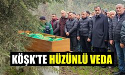 Köşk'te hüzünlü veda