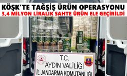 Köşk’te tağşiş ürün operasyonu: 3 milyonluk sahte ürün ele geçirildi