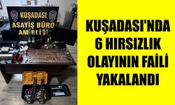 Kuşadası’nda 6 hırsızlık olayının faili yakalandı