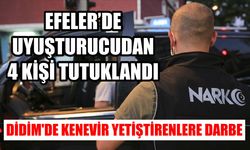 Narkotik polisinden Efeler’de 3 ayrı operasyon