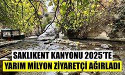 Saklıkent Kanyonu 2025'te yarım milyon ziyaretçi ağırladı