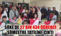 Söke'de 22 bin 434 öğrenci sömestre tatiline çıktı