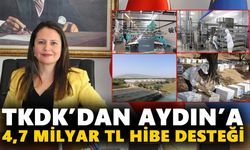 TKDK’dan Aydın’a 4,7 milyar TL hibe desteği