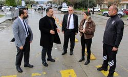 Aydın KYK güzergâhındaki yol hasarı yerinde incelendi