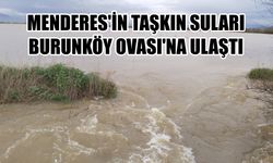 Aydın’da Büyük Menderes’in taşkın suları Burunköy Ovası’na ulaştı
