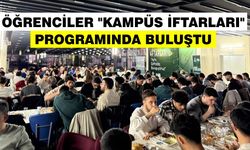Aydın’da öğrenciler iftar programında bir araya geldi