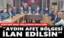 Aydın’daki ziraat odalarından ortak çağrı: “Aydın afet bölgesi ilan edilsin”