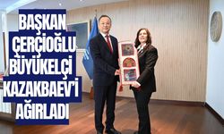 Başkan Çerçioğlu Büyükelçi Kazakbaev’i ağırladı