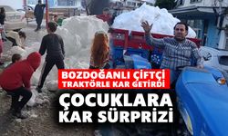 Bozdoğan’da çocuklara kar sürprizi