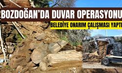Bozdoğan’da duvar operasyonu