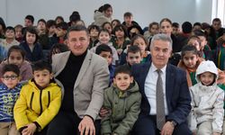 Buharkentli miniklerden Başkan Erol'a ziyaret