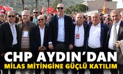CHP Aydın’dan Milas mitingine güçlü katılım