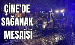 Çine Belediyesi’nden sağanak mesaisi