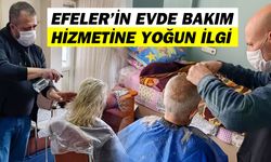 Efeler'in evde bakım hizmetine yoğun ilgi