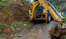 Efeler'in kırsal mahallesindeki kapanan yollar ulaşıma açıldı