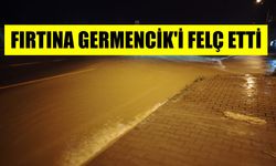 Fırtına Germencik’i felç etti