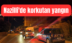 Nazilli'de korkutan yangın: Faciadan dönüldü