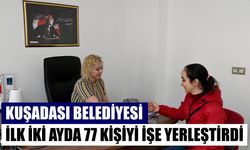 Kuşadası Belediyesi ilk iki ayda 77 kişiyi işe yerleştirdi