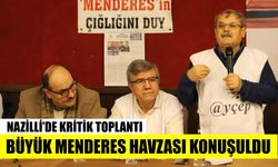 Nazilli'de Büyük Menderes Havzası konuşuldu