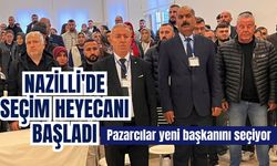 Nazilli'de pazarcılar yeni başkanını seçiyor