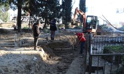 Söke Asri Mezarlığı’nda sel sonrası temizlik