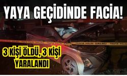 Yaya geçidinde facia! 3 kişi öldü, 3 kişi yaralandı