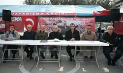 Kuşadası’nda ‘adalet ve dayanışma’ çadırında Günel’e destek ziyaretleri sürüyor