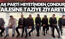 AK Parti heyetinden Çondur ailesine taziye ziyareti