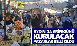 Aydın’da arife günü kurulacak pazarlar belli oldu