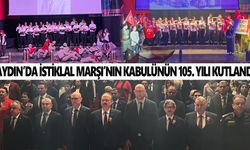 Aydın’da İstiklal Marşı’nın kabulünün 105. yılı kutlandı