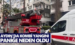 Aydın’da kombi yangını paniğe neden oldu