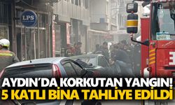 Aydın’da korkutan yangın! 5 katlı bina tahliye edildi