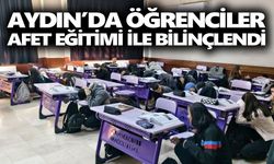 Aydın’da öğrenciler afet eğitimi ile bilinçlendi