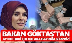 Bakan Göktaş’tan Aydın’daki çocuklara bayram sürprizi