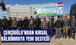 Başkan Çerçioğlu’ndan kırsal  kalkınmaya yem desteği