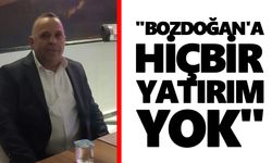 Başkan Özel Büyükşehir'e öfkeli: "Bozdoğan'a hiçbir yatırım yok"