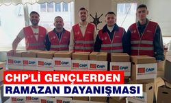 Bozdoğan'da CHP'li gençlerden Ramazan dayanışması