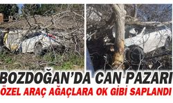 Bozdoğan’da sürücü direksiyon hakimiyetini kaybetti: 2 ölü 1 yaralı