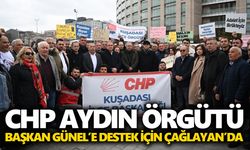 CHP Aydın örgütü Başkan Günel’e destek için Çağlayan’da