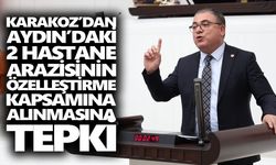 CHP’li Karakoz’dan Aydın’daki 2 hastane arazisinin özelleştirme kapsamına alınmasına tepki