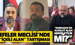 Efeler Meclisi’nde “içkili alan” tartışması