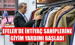 Efeler’de giyim desteği kısa sürede onlarca aileye ulaştı