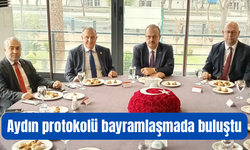 Aydın protokolü bayramlaşmada buluştu