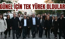 Kuşadası’nda Ömer Günel’e tam destek