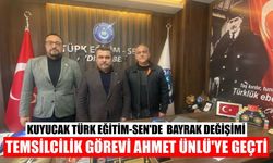 Kuyucak Türk Eğitim-Sen'de bayrak değişimi
